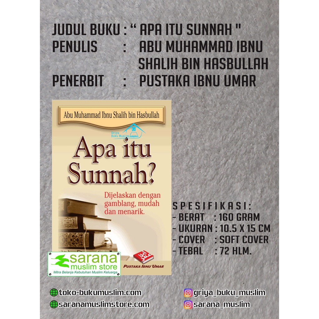 Jual Buku Apa Itu Sunnah Shopee Indonesia