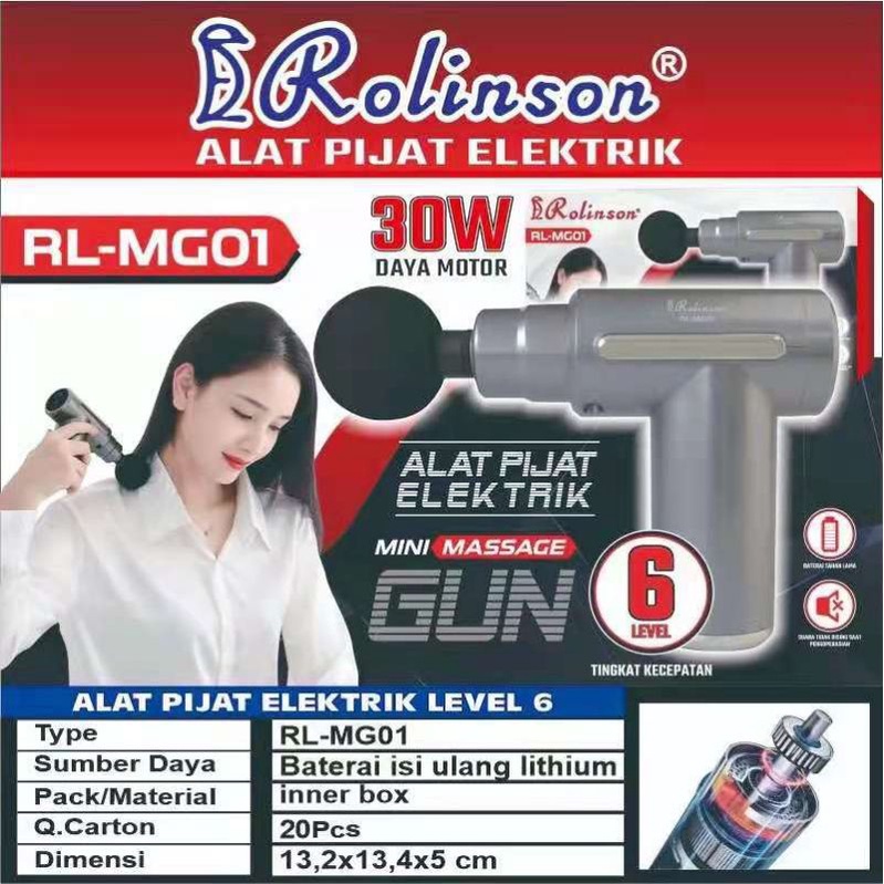 Jual HAN RIVER alat pijat electric mini massage gun | Shopee Indonesia
