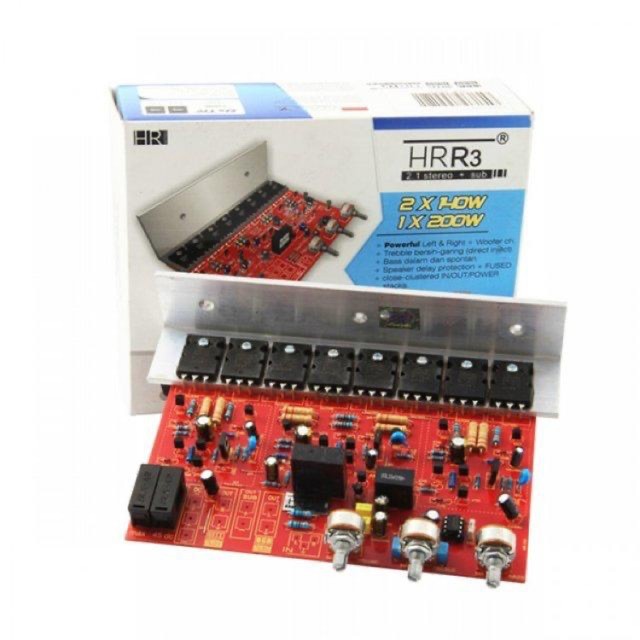 Jual KIT AUDIO POWER AKTIVE AMPLIFIER HRR3 2.1 BELL BGR | Shopee Indonesia
