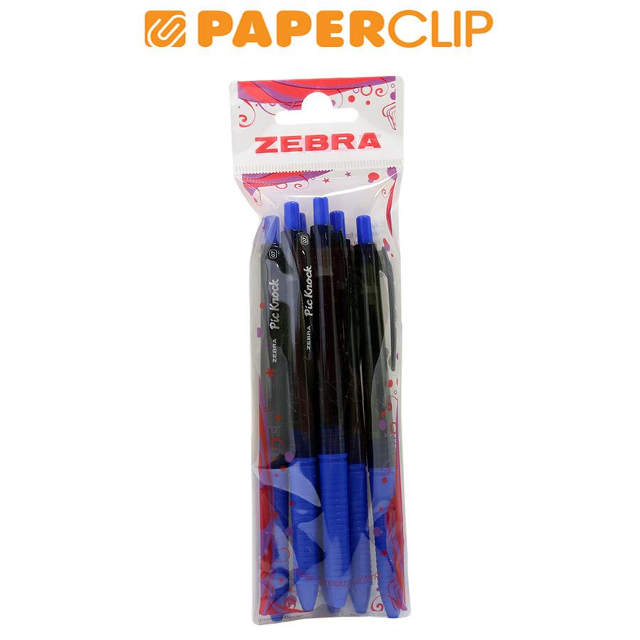 BALLPOINT ZEBRA PICKNOCK 07 ISI 6 BLUE