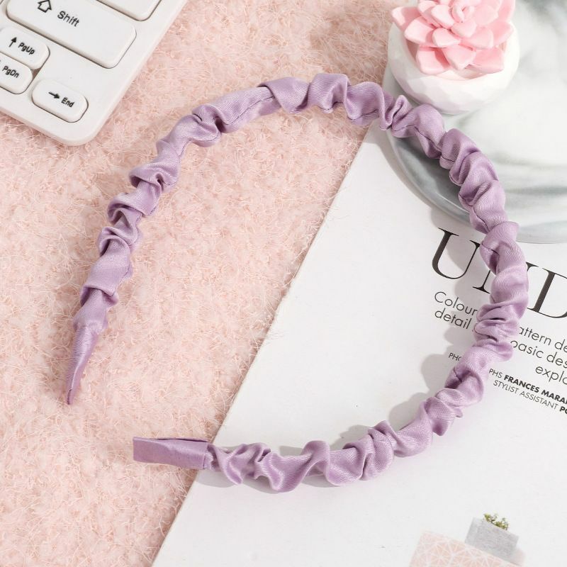 Jual Bando Korea Kerut Scrunchie Headband Warna Pastel Shopee Indonesia 