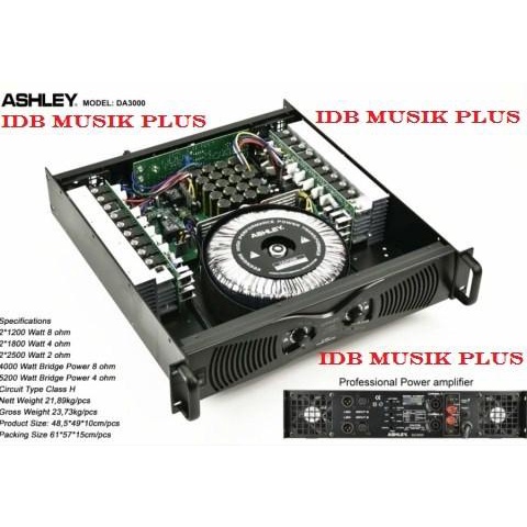 Jual Power Ampli Class H Ashley Da3000 Da 3000 Original Ashley | Shopee