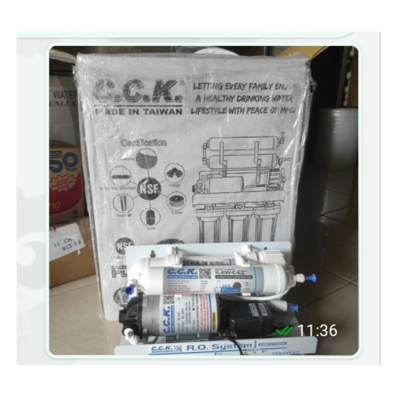 Jual Mesin Filter RO CCK 100gpd 5 Step ORI TAIWAN (membran 100gpd) /RO ...