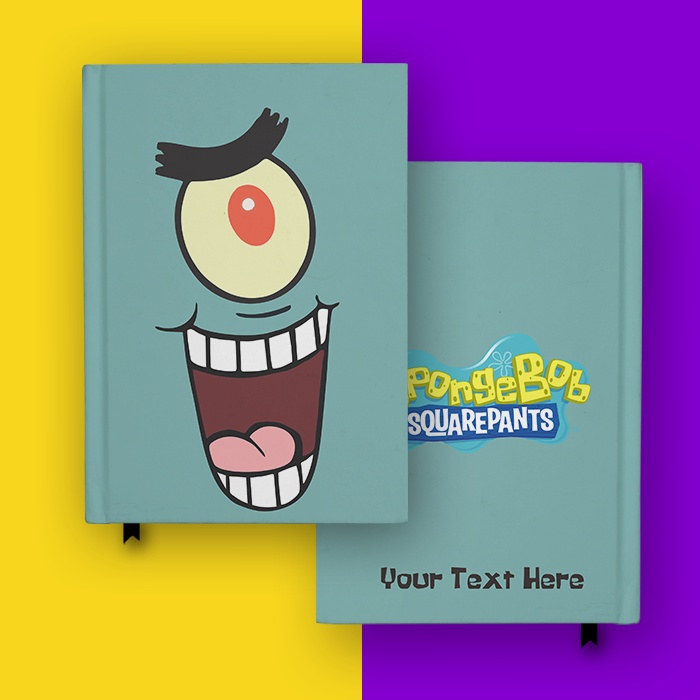 Jual Notebook Plankton Spongebob Hardcover Buku Tulis Catatan Custom ...