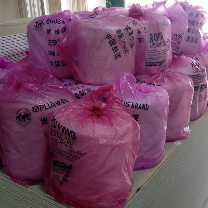 Jual Roving Aplus 18kg rofing serat kaca fiber glass untuk nyetak lis ...