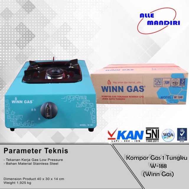 Jual Kompor Gas Tungku W Winn Gas Shopee Indonesia