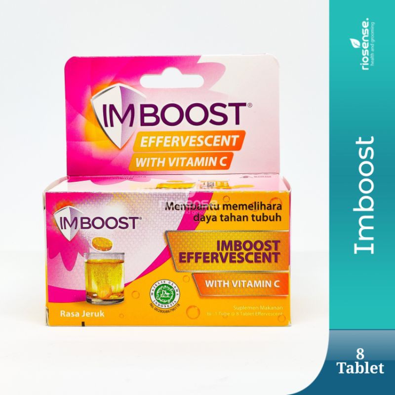 Jual Imboost Effervescent Vitamin C Suplemen Makanan - 8 Tablet ...