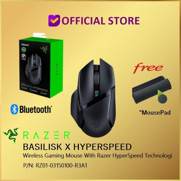 Jual RAZER BASILISK X HYPERSPEED WIRELESS BLUETOOTH GAMING MOUSE ...