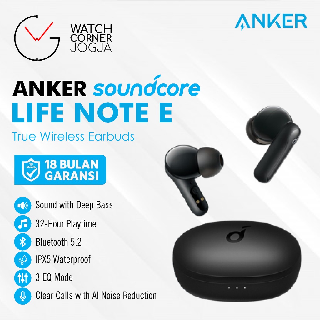 Jual ANKER Soundcore Life Note E True Wireless Bluetooth Earphone