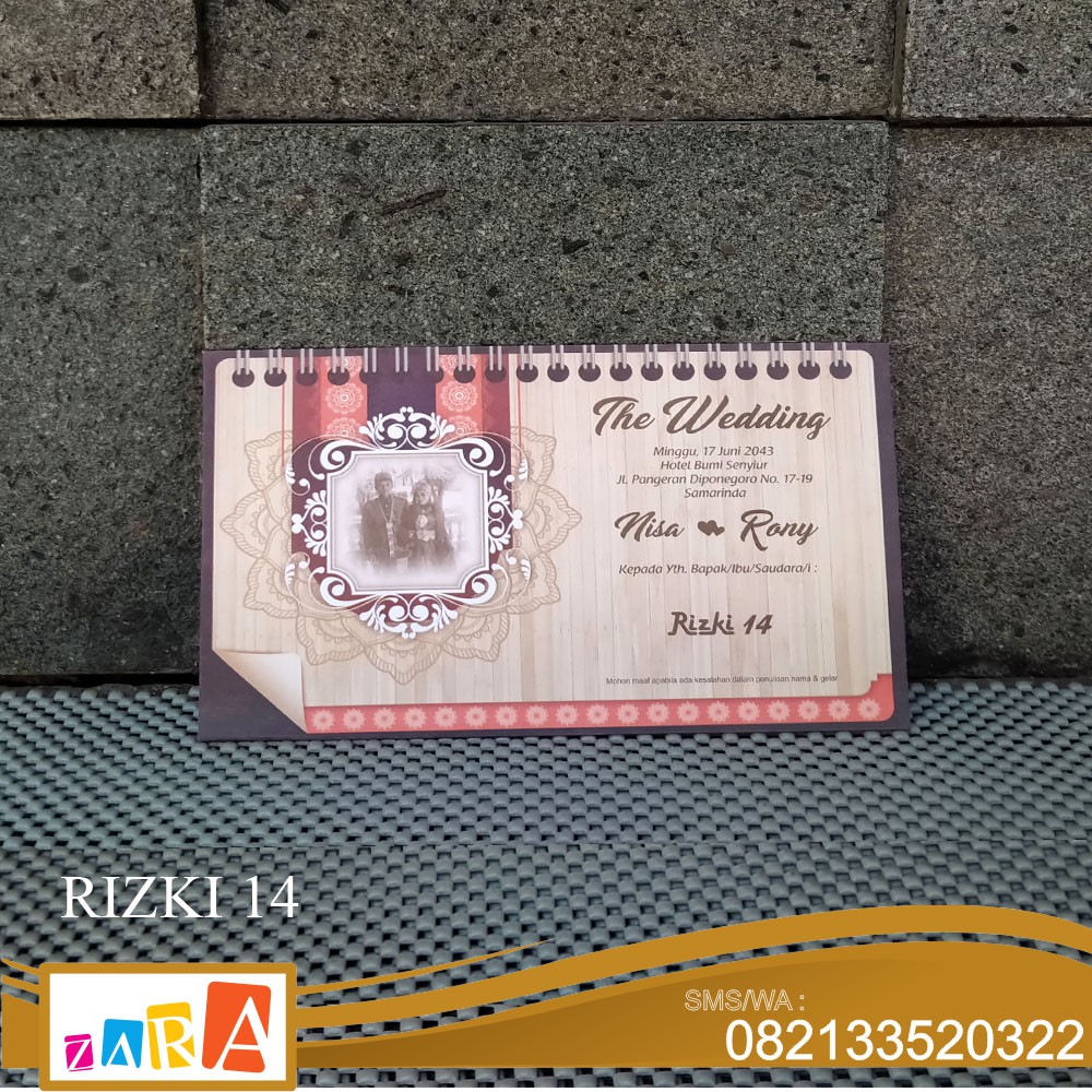 Jual Blangko Undangan Rizki 14 Harga Grosir Shopee Indonesia 9778