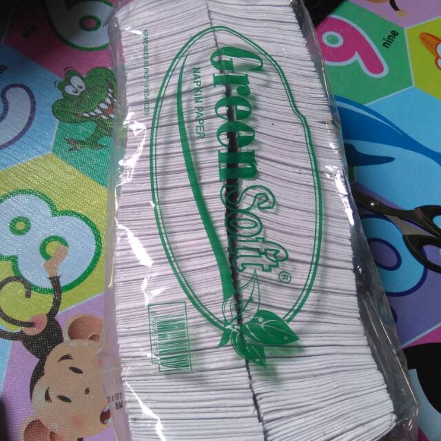 TISU GREEN NAPKIN isi 500