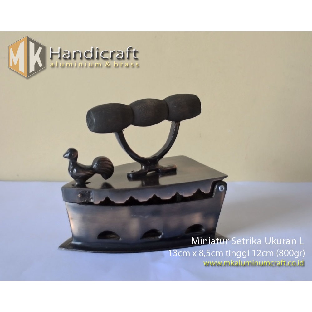 Jual Miniatur Setrika - Replika Seterika Kuningan finishing Antik ...