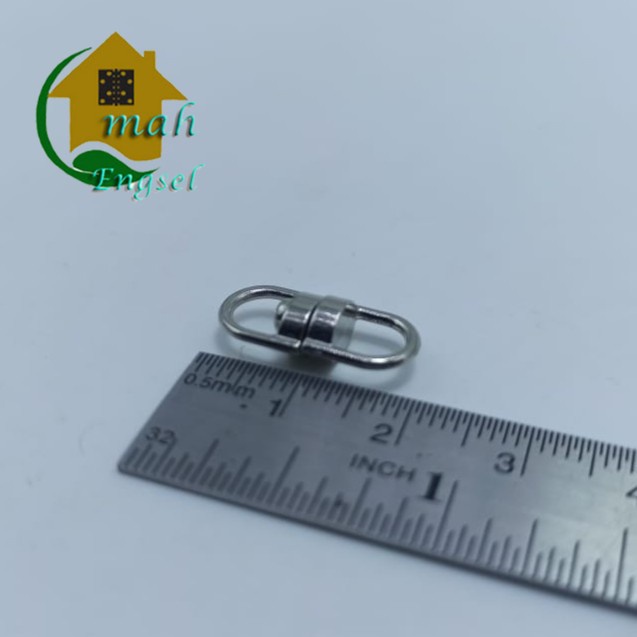 Jual Omah Engsel - Konektor RIng Gantungan Tas Kunci Panjang 14-18 mm M ...