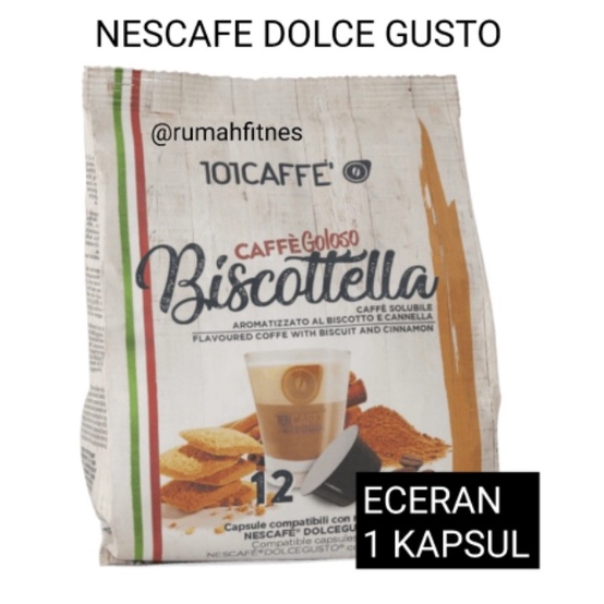 Nescafe Dolce Gusto kopi Biscuit Cinnamon 1 Kapsul