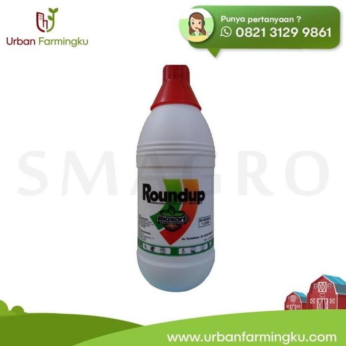Jual Racun Rumput Roundup 486 SL 1 Liter (Herbisida) | Shopee Indonesia