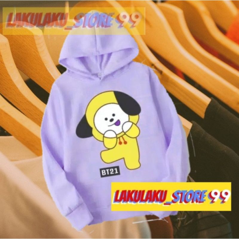 Sweater Hoodie Anak Perempuan BTS BT21 Chimmy Koya Mang Baju Anak Jaket  Anak Switer Anak Terbaru