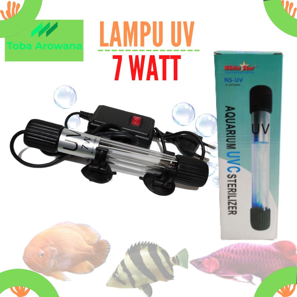 Jual Lampu Ultraviolet Uv Basmi Lumut Di Air Aquarium Kolam Nikita 7