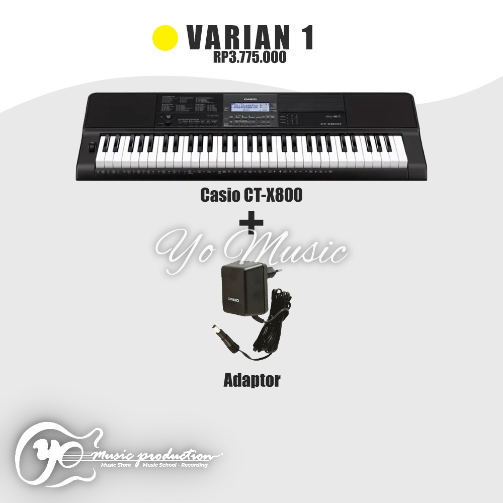 Jual Keyboard Digital Casio CTX 800 Paket Hemat 61 Keys Original ...
