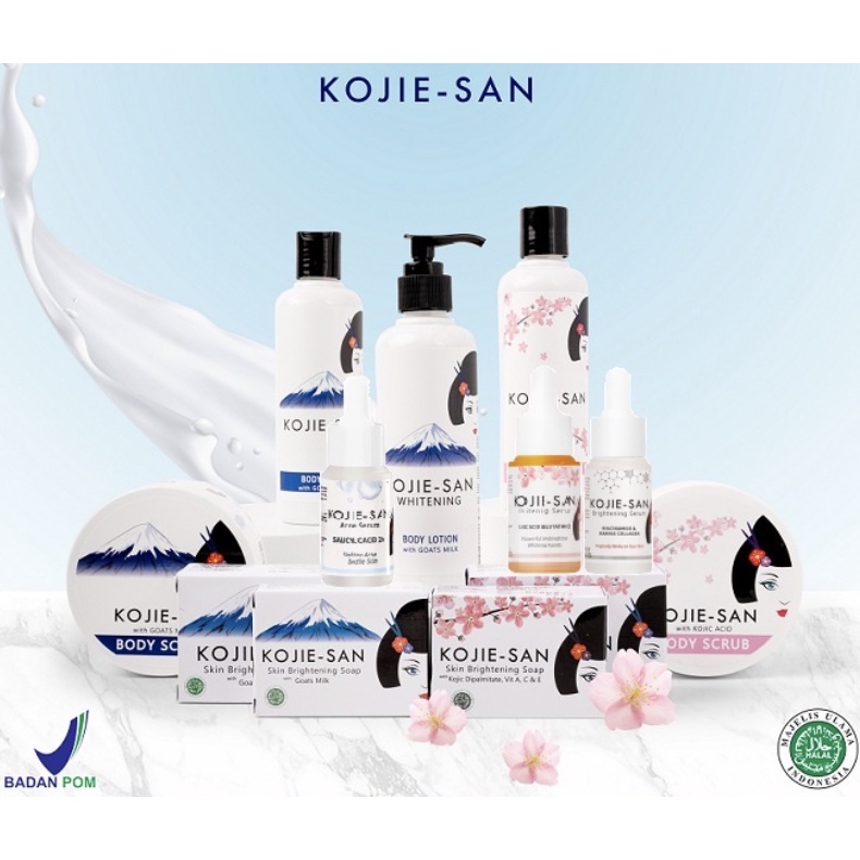 Jual KOJIESAN Sabun Mandi Kojic Acid Body Lotion Goats Milk