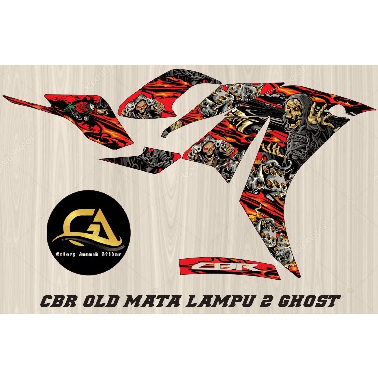 Jual DECAL STIKER OLD CBR K45 GHOST RIDER | Shopee Indonesia