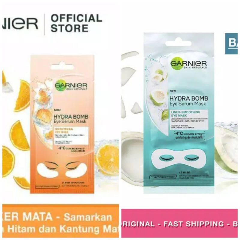Jual Garnier Hydra Bomb Eye Serum Mask (100 Original) Shopee Indonesia