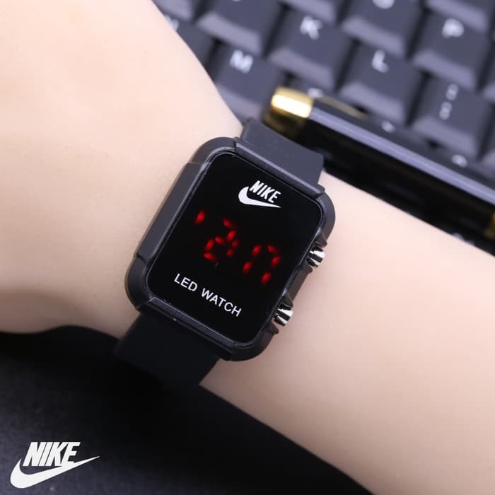 Jam nike store led watch