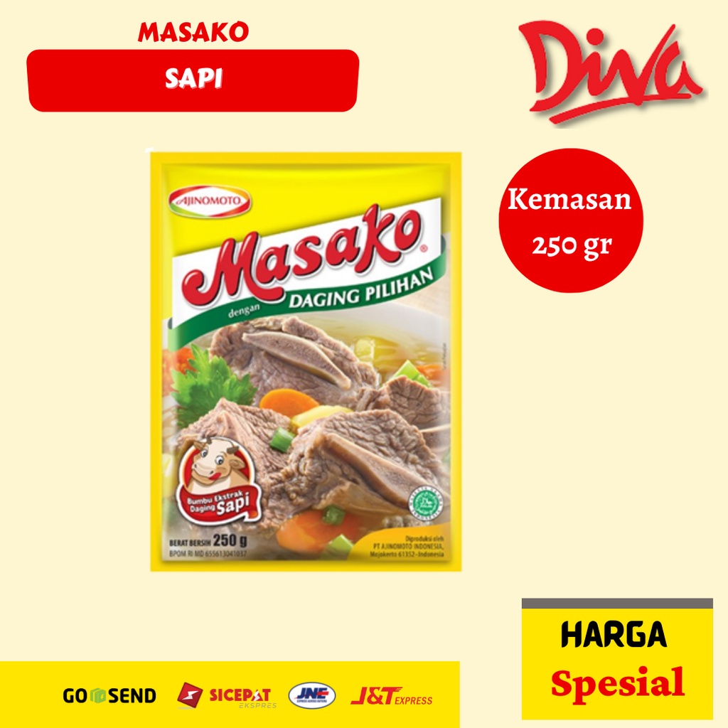 Jual Masako Bumbu Penyedap Rasa Sapi 250 Gr Shopee Indonesia