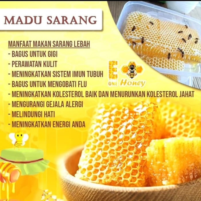 Jual Madu Sarang Meliafera 500gr Kemasan Tupperware Polos Madu Murni