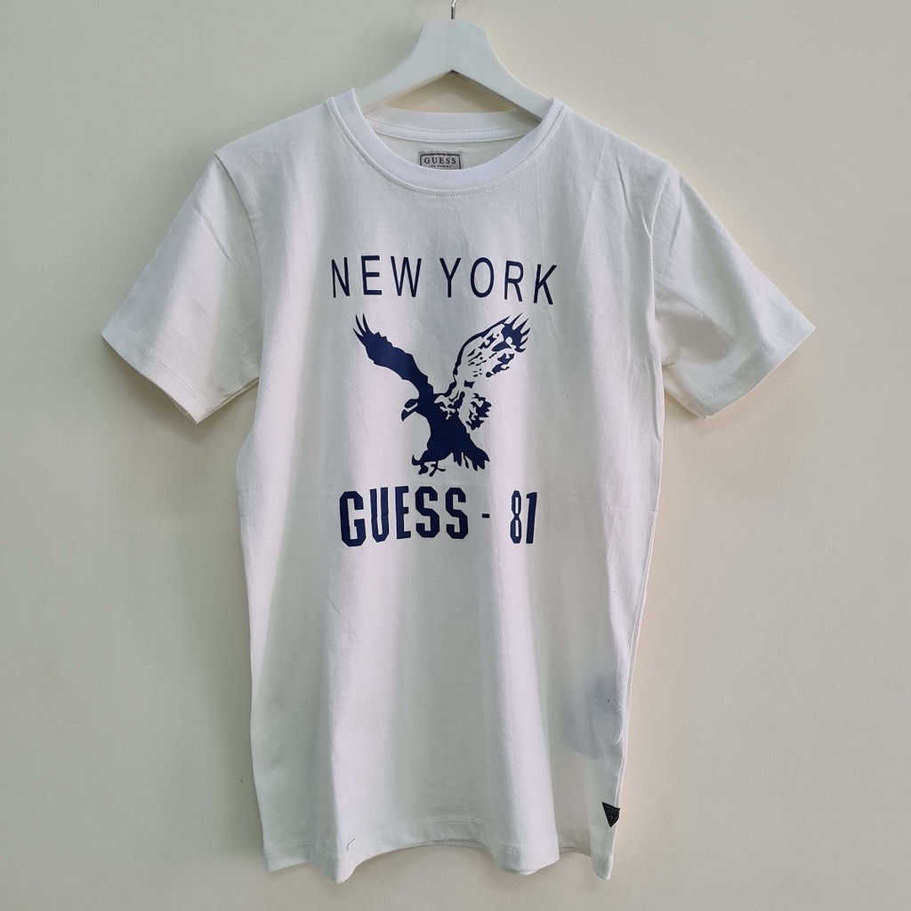 Jual Kaos Guess New York Eagle T Shirt Shopee Indonesia