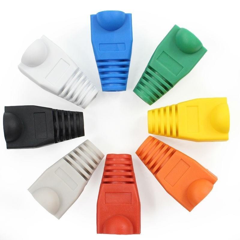 Jual Plug Boot RJ45 - Pengaman Kepala kabel lan - Plugboot RJ 45 Satuan ...