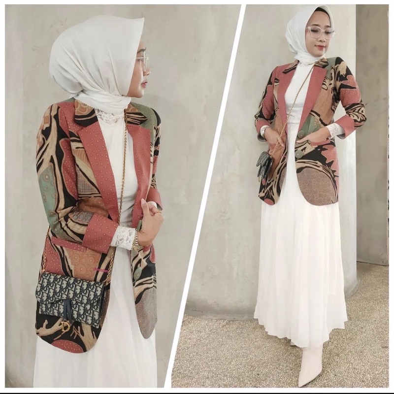 Jual BLAZER BATIK PREMIUM NEW | Shopee Indonesia