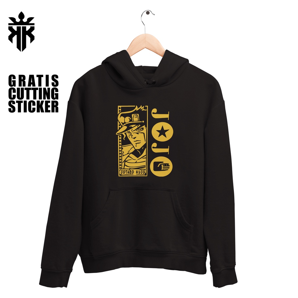 Charous Anime JoJo's Bizarre Adventure Cosplay Kujo Jotaro Verdikte Hoodie, Unisex Casual Sweatshirts Voor Manga Fans, Grijs, L