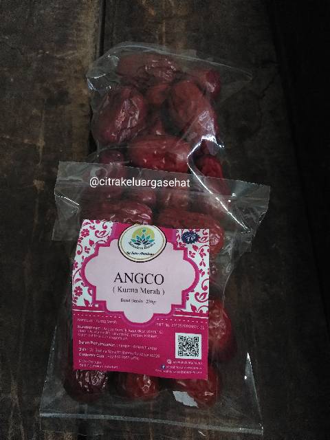 Jual Angco Hong Zhao Dried Red Jujube Kurma Merah Angcau Beras Merah ...
