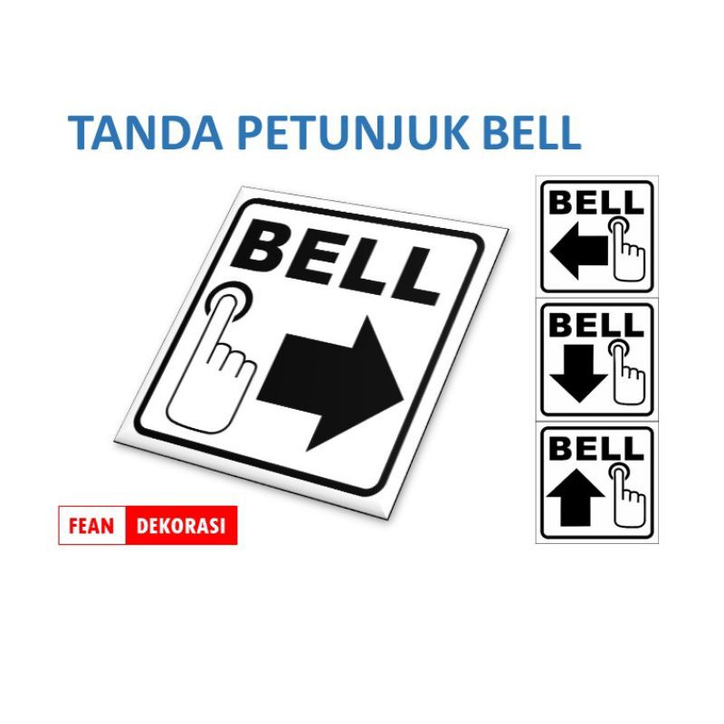 Jual TANDA PETUNJUK BELL | Shopee Indonesia