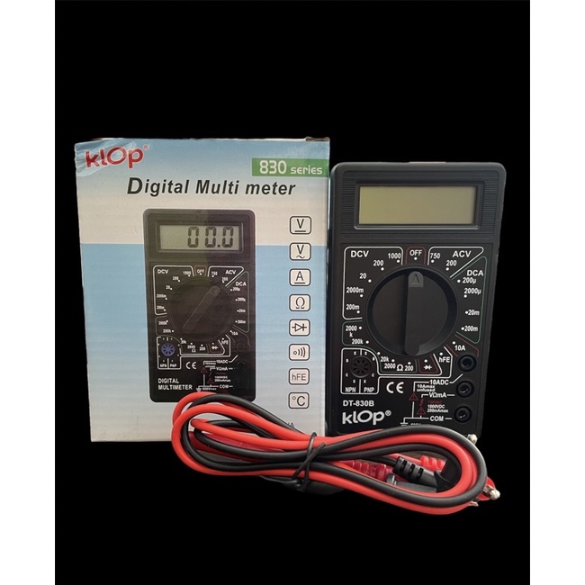 Jual DIGITAL MULTIMETER 830 series merk KLOP | Shopee Indonesia