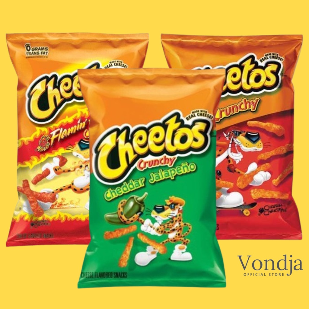 Jual Cheetos Flamin Hot Cheddar Jalapeno Cheetos Puffs Crunchy Snack