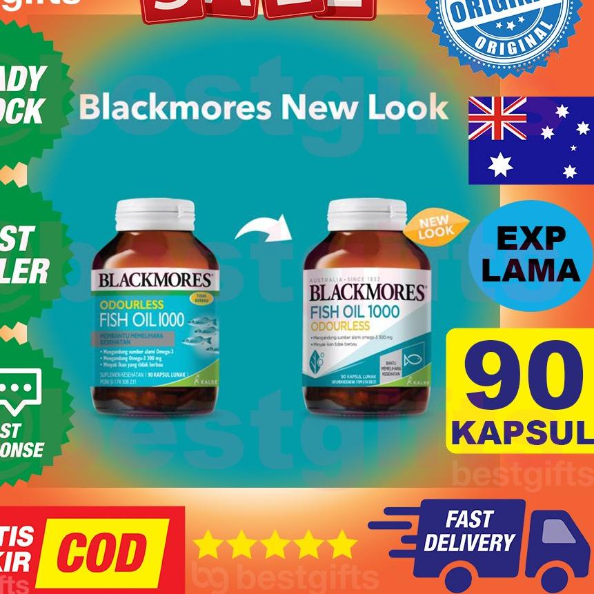 Jual Trend BLACKMORES ODOURLESS FISH OIL OMEGA 3 1000 MG 6 9 MINYAK