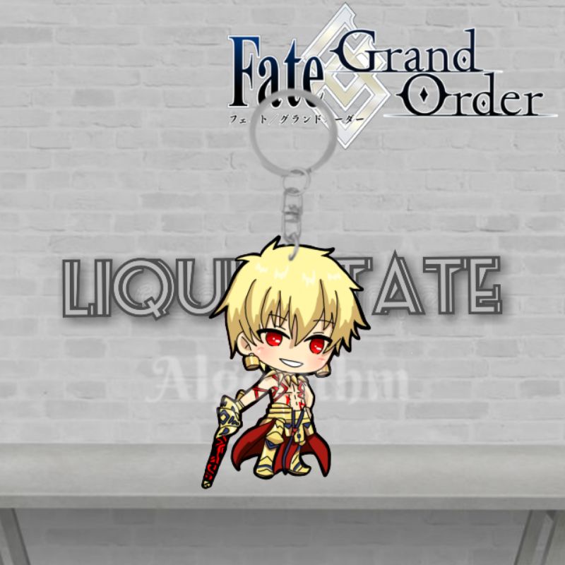 Jual Gantungan Kunci Fate Grand Order Gilgamesh - Ganci Anime - Ganci ...