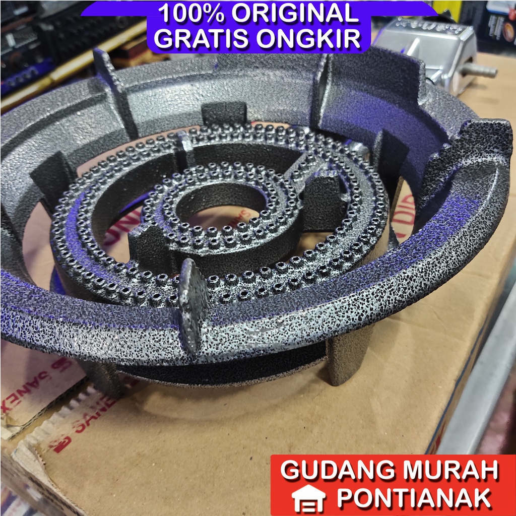 Jual Kompor Gas Cor Sanex api 1000 seribu komersil restoran usaha 31A ...