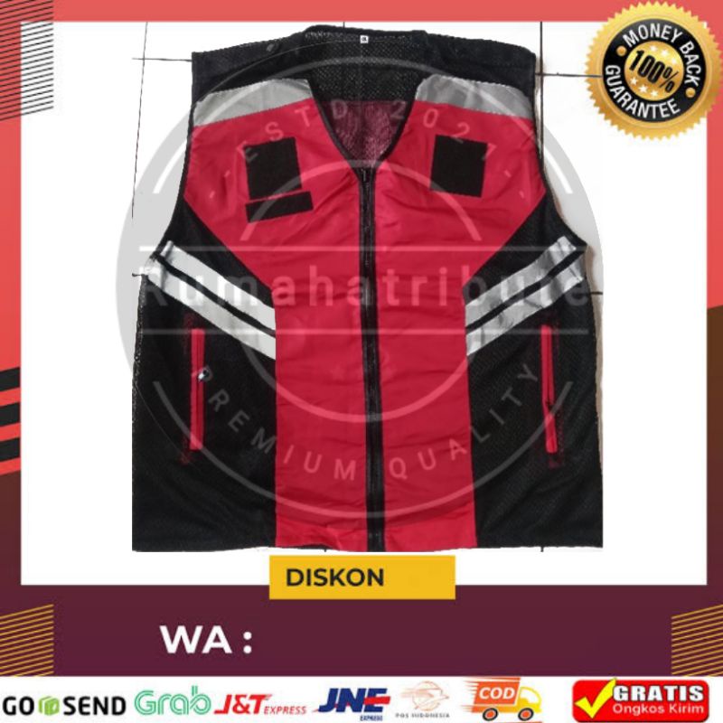 Jual rompi taslan | rompi touring | rompi patwal | rompi proyek warna ...