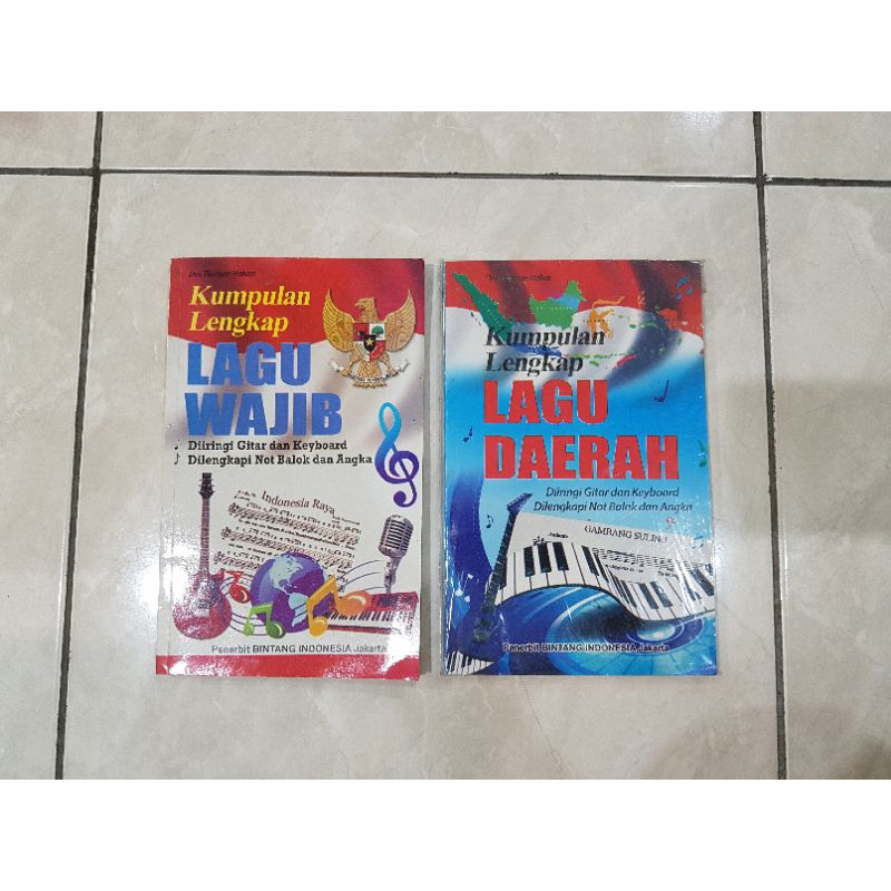 Jual BUKU KUMPULAN LAGU WAJIB DAN BUKU LAGU DAERAH | Shopee Indonesia