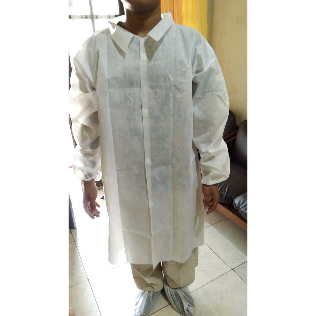 Jual Jas Lab Jas Medis / Baju Laboratorium/ APD/Sekali Pakai ...