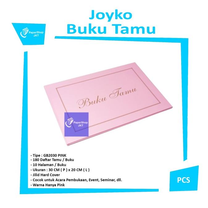 Jual Buku Tamu Buku Daftar Tamu Undangan Guest Book Joyko Gb