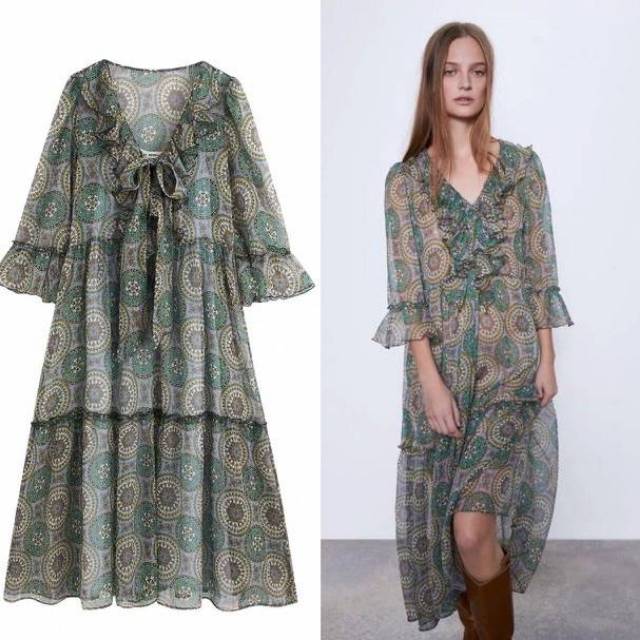 Dress zara terbaru sale