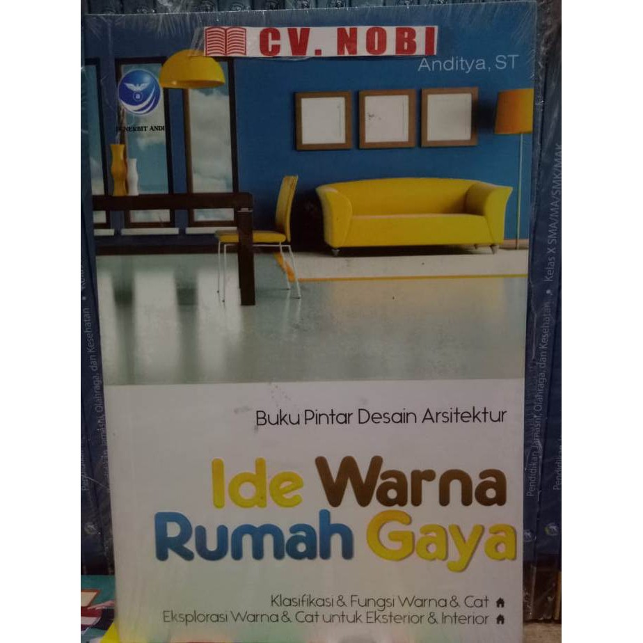 Jual Buku Pintar Desain Arsitektur Ide Warna Rumah Gaya Anditya St Original Andi Offset