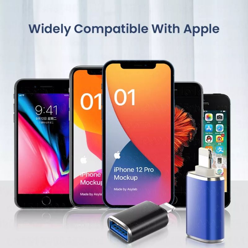 Jual OTG Lightning USB 3.0 adapter converter iPhone iOS MACOS MacBook ...