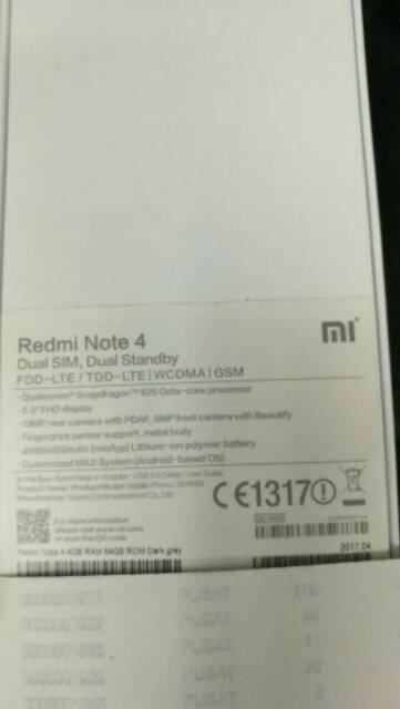 Jual Xiaomi Redmi Note 4 Snapdragon 625 4/64 GLOBAL VERSION Gold ...