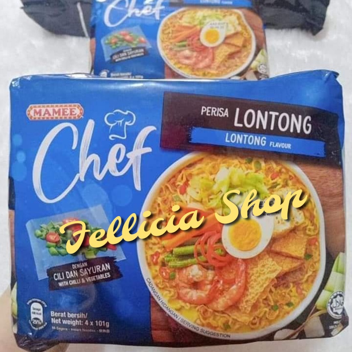 Jual Mie Mamee Chef Mie Tarik Malaysia Rasa Lontong Sayur Cabe Pack Isi Bungkus Shopee