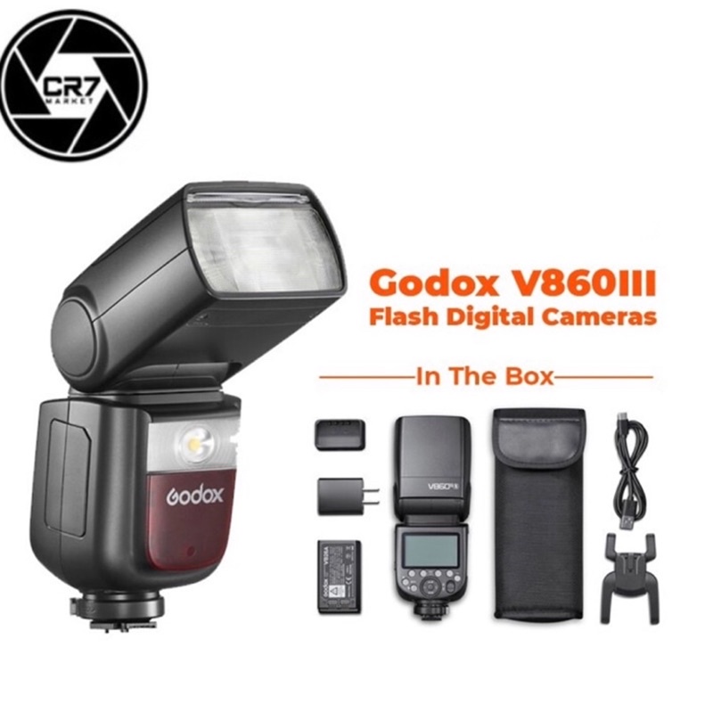 Jual Godox V860III Flash Digital Camera /Flash Godox Speedlite V860 III