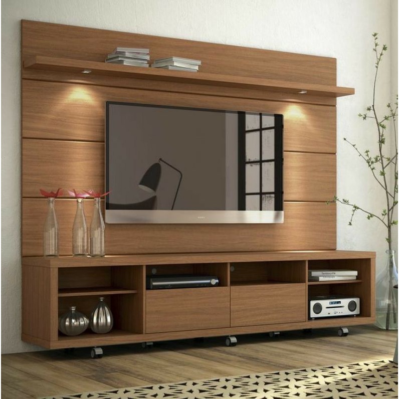 Jual backdrop tv + meja tv | Shopee Indonesia